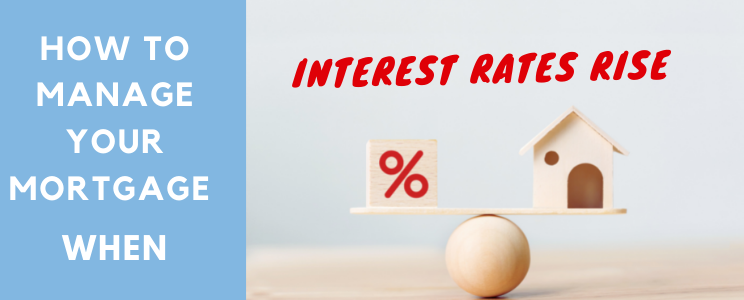 image of little house on scale for interest rate rises